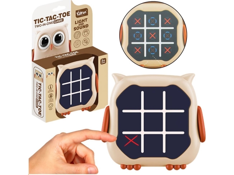 Lean Toys Elektroninis Žaidimas „Pelėda 3In1“