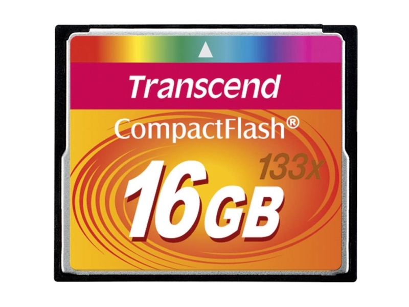 Transcend - Flashhukommelseskort - 16 Gb - 133X - Compactflash