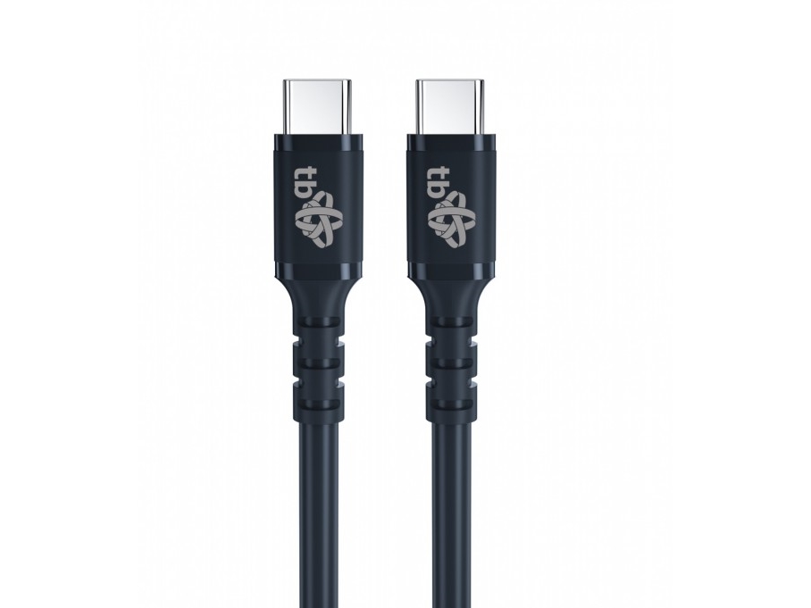 Usb C Til Usb C 60W Gel-Kabel 1 M Sort