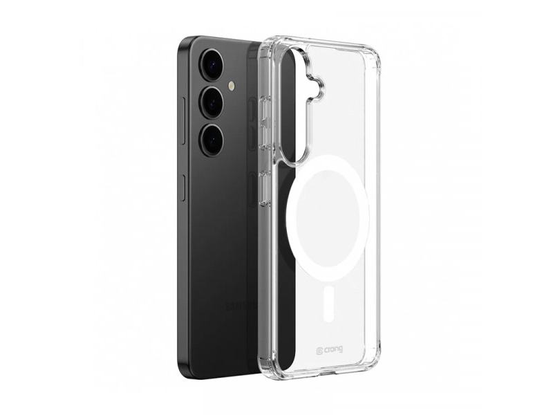 Crong Crystal Shield Magnetic - Samsung Galaxy S25 Magsafe Gehäuse (Transparent)