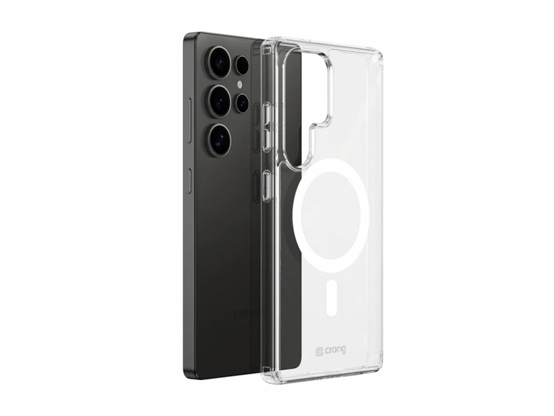 Crong Crystal Shield Magnetisch Für Samsung Galaxy S25 Ultra (Transparent)