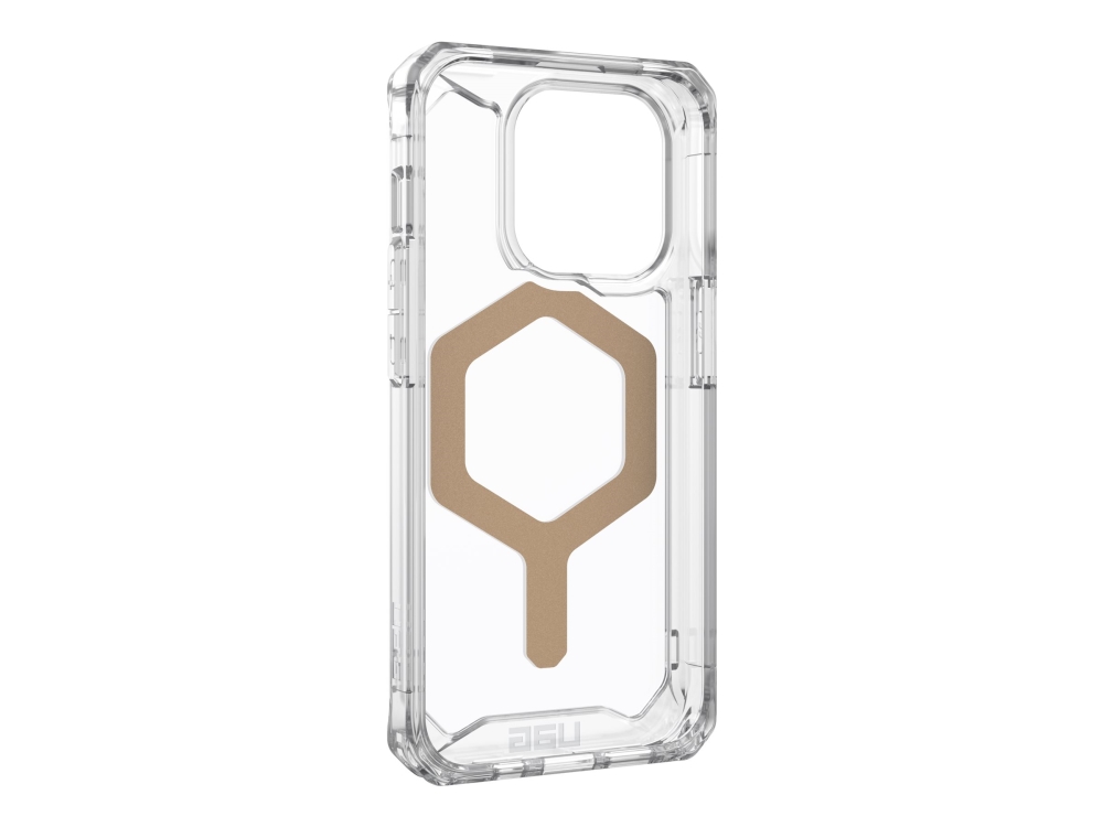 Uag Plyo Magsafe-Etui Til Iphone 15 Pro - Gennemsigtig Guld