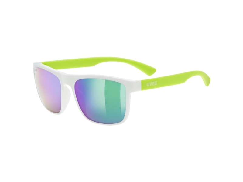 Uvex rookie white-lime matto / peilin vihreä