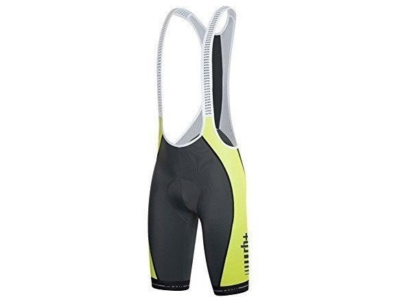 RH+ logo EVO bibshorts gul fluo #anthracite - L