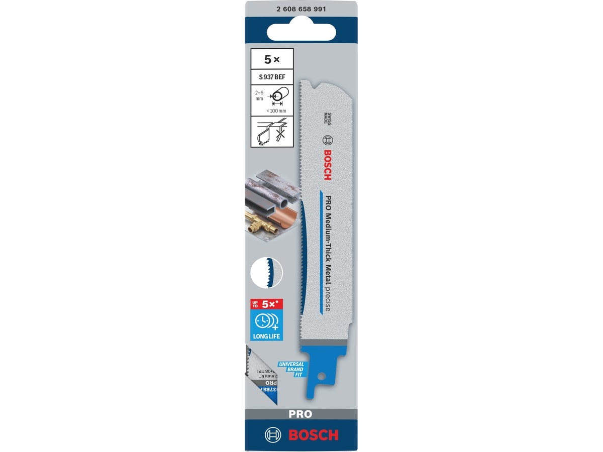 Bosch Professional 2608658991 Bajonettsågblad 5 st