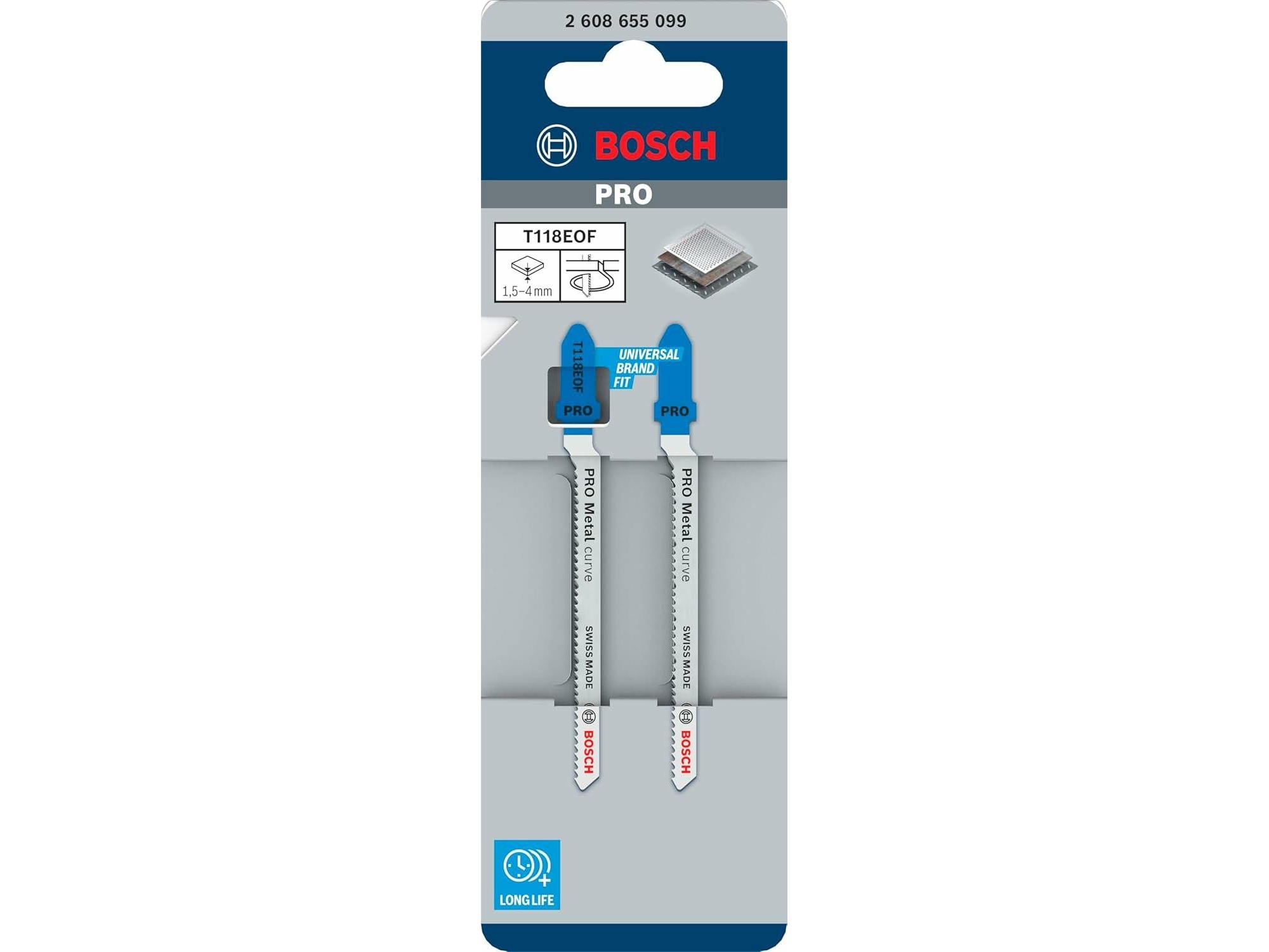 Bosch Accessories 2608655099 Stiksavsklinger 2 stk