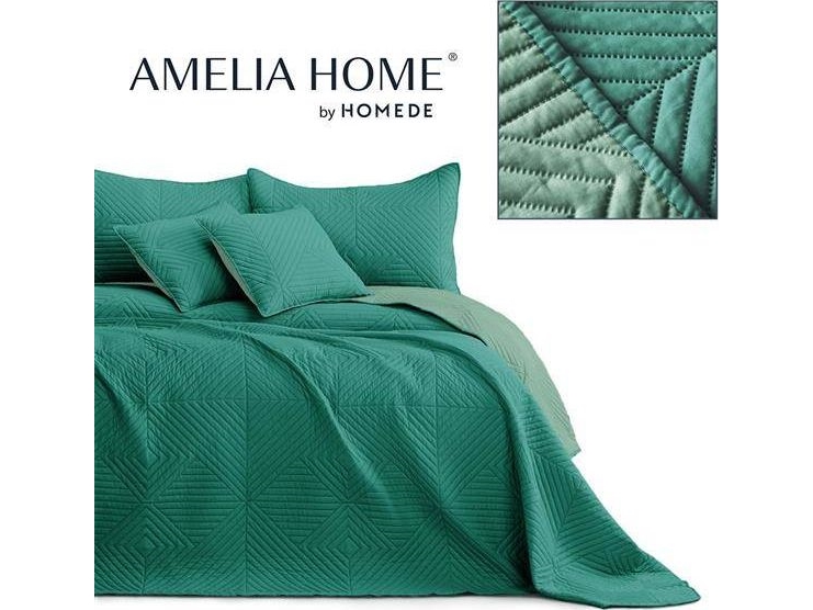 Tagesdecke Softa Farbe Grün Einfarbig Material - Textil Mikrofaser 220X240 Ameliahome