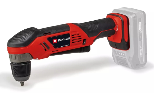 Einhell TE-AD 18 Li, vinkelborr, svart, röd, 1 cm, 1100 rpm, 1 mm, 45 Nm - SOLO | Elverktyg - DIY - Elverktyg 230V - Borrmaskin | GameStuff