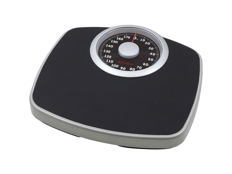 Terraillon Neo T Black Silver Mechanical Personal Scale