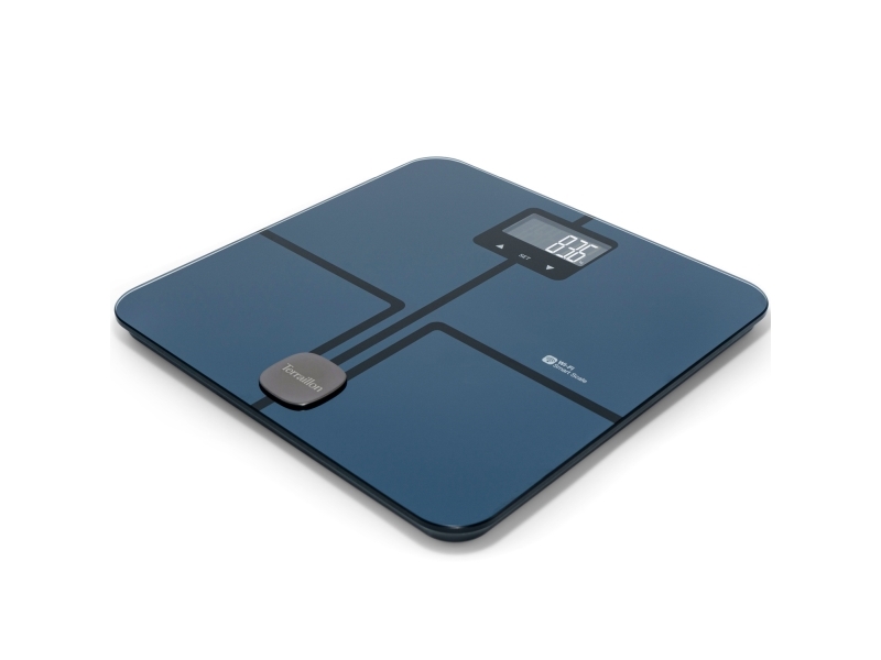 Terraillon Master Coach Ultra Rectangle Black Blue Electronic Personal Scale