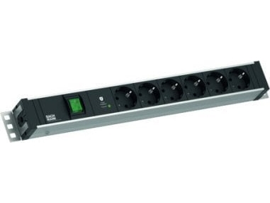 Strømskinne Bachmann Bachmann 19 1,5U 6Xcee7/3 1Xswitch 1Xspd-Plus 2,0M Cee7/7