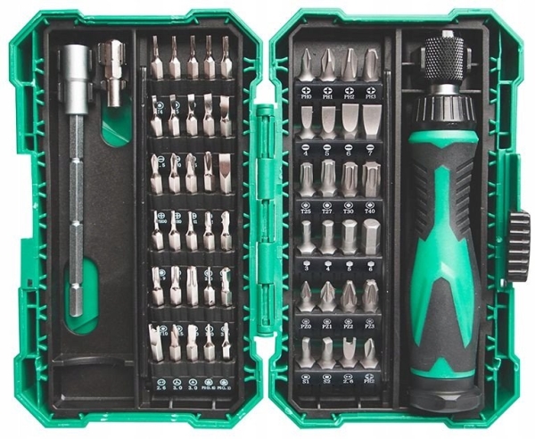 Skruvmejsel- och hylssats 57 delar SD-9857M ProsKit | Datorkomponenter - Datorchassin & Tilbeör - IT-Verktyg | GameStuff