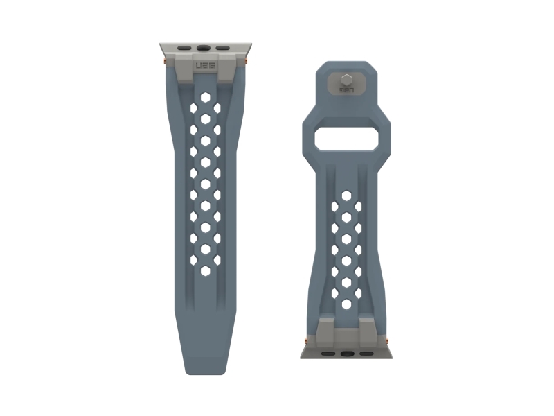 Urban Armor Gear 194158114136, Bånd, Smartwatch, Cloud Blue, Titanium, Apple, Watch Series 4-6: Se 44Mm, Series 7-9 45Mm, Series 10 46Mm, Series Ultr