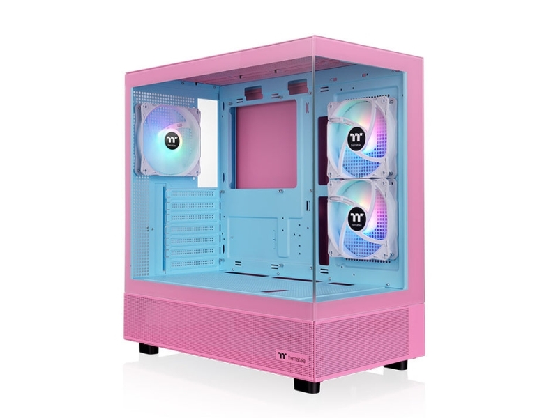 Thermaltake View 270 Plus Tg, Midi Tower, Pc, Pink, Atx, Eatx, Micro Atx, Mini-Itx, Spcc, Gehärtetes Glas, Gaming