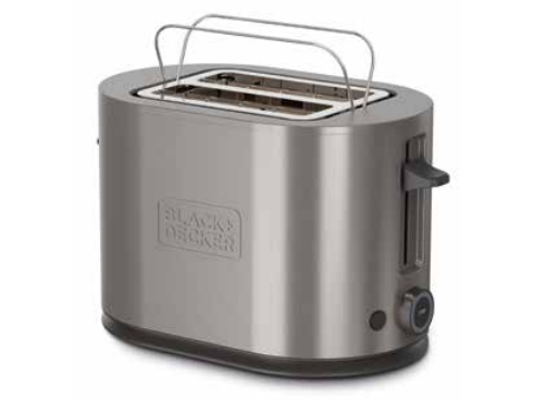 Black & Decker BXTO901E, 2 slice(s), Stainless steel, Rotary, 900 W, 14.5 cm, 4.2 cm