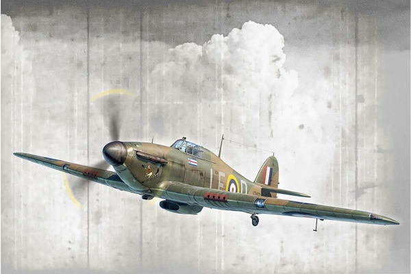 Italeri - Hurricane Mk 1 Wwii Aces Model Byggesæt - 1:48 - 2838