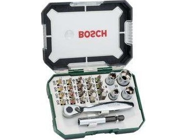 Steckschlüssel-Satz Mit Bits Bosch 2607017563 26 Stück.