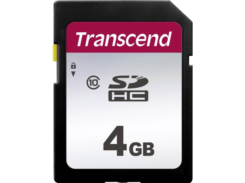 Transcend Sdhc 300S 4Gb, 4Gb, Sdhc, Klasse 10, Nand, 20Mb/S, 10Mb/S