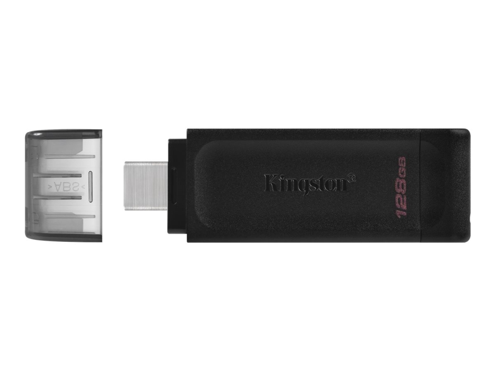 Kingston DataTraveler 70 - USB flashdrive - 128 GB - USB-C 3.2 Gen 1
