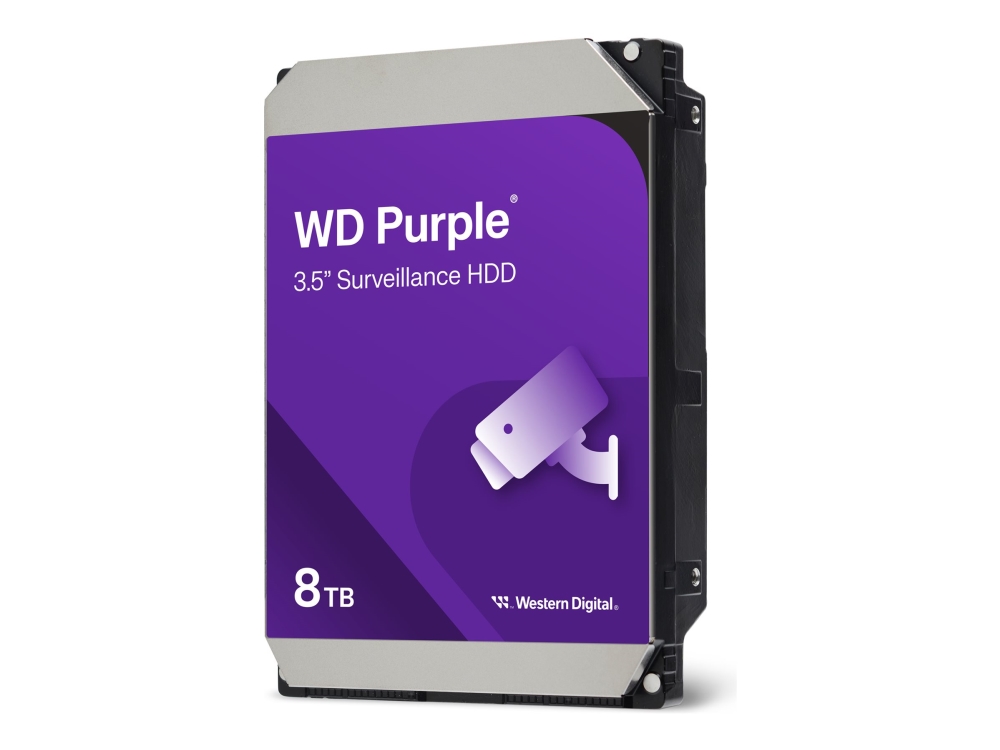 Western Digital Blue Purple, 8 Tb, 5400 Rpm, 256 Mb, 3.5", Serial Ata Iii