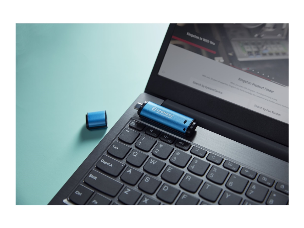 Kingston Ironkey Vault Privacy 50C - Usb Flashdrive - Krypteret - 32 Gb - Usb-C 3.2 Gen 1 - Taa-Kompatibel