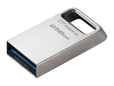 Kingston Technology Datatraveler 256Gb Micro 200Mb/S Metal Usb 3.2 Gen 1, 256 Gb, Usb Typ-A, 3.2 Gen 1 (3.1 Gen 1), 200 Mb/S, Ohne Deckel, Silber