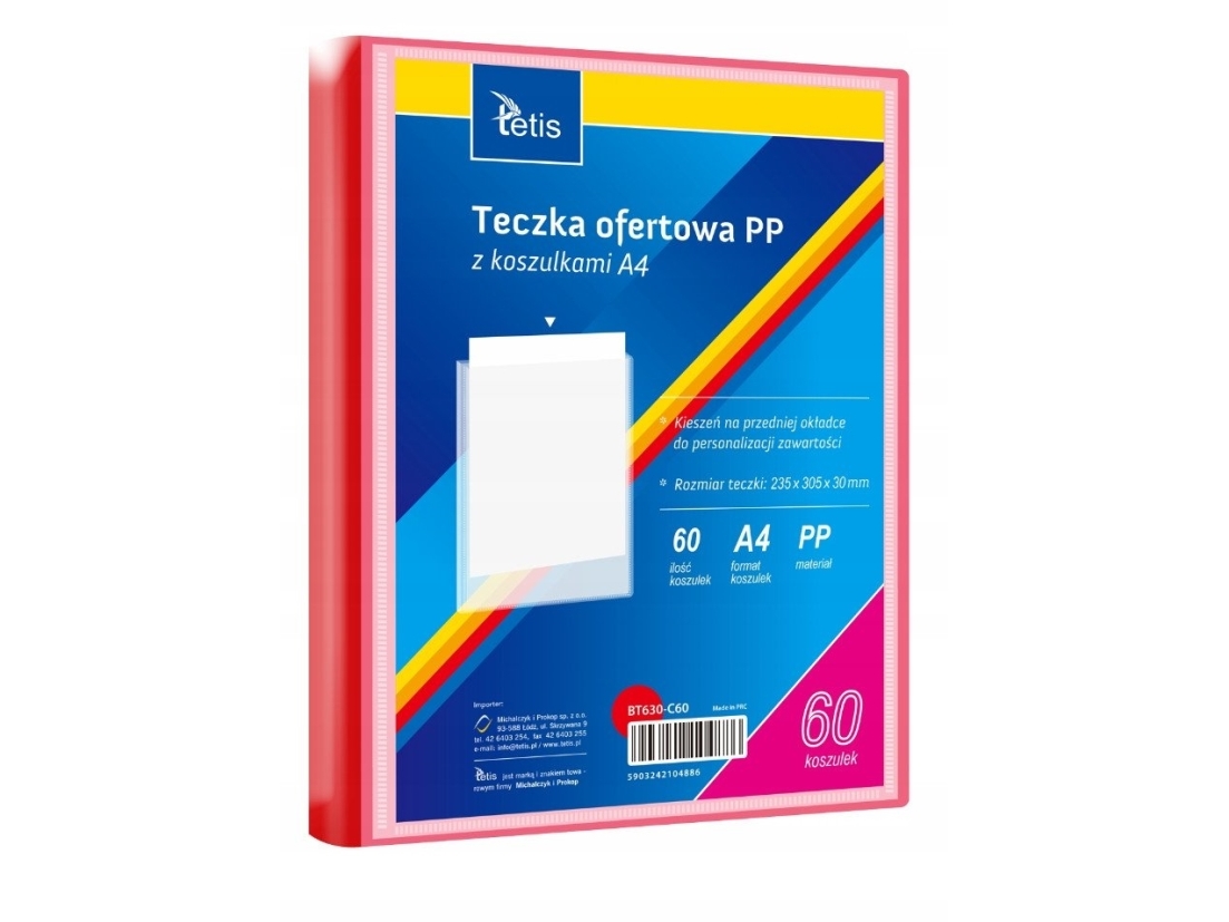 Offer File A4 Pp + 60 Shirts Red