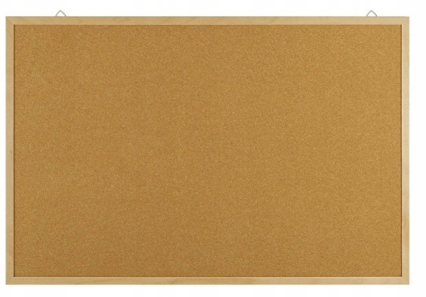 Büroprodukte Korkplatte, 40X30cm, Holzrahmen