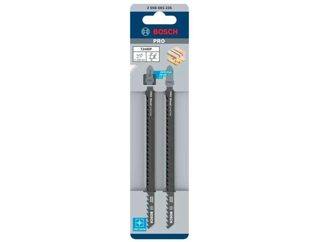 Bosch sticks&aring;gblad T PRO WOOD PRECISE T344DP 152 mm (2 st.)
