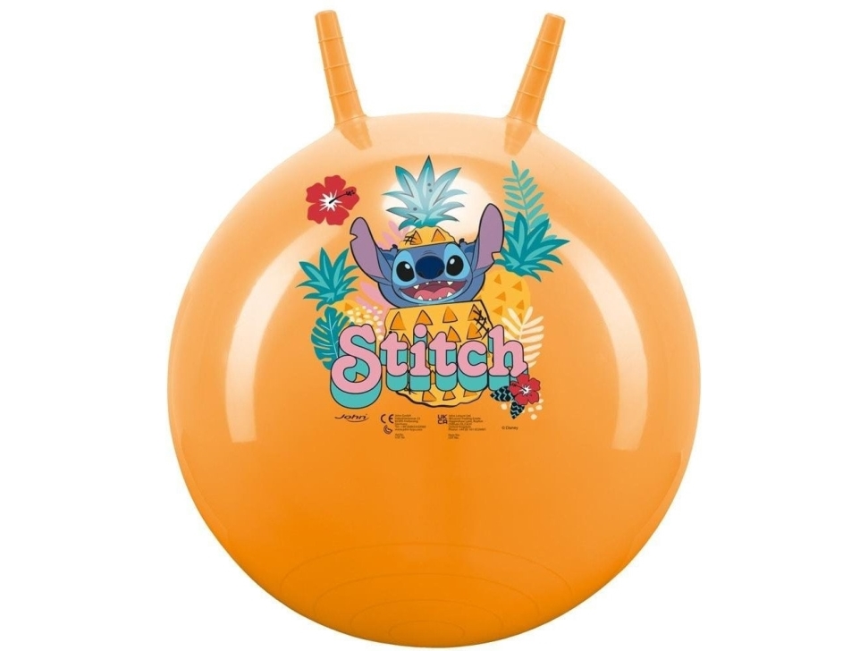 Disney - Stitch Hoppebold Med Håndtag - ø 50 Cm - Simba Toys
