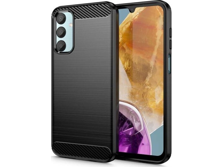Tech-Protect Mobilcover Galaxy M15 Tpu Carbon, Must