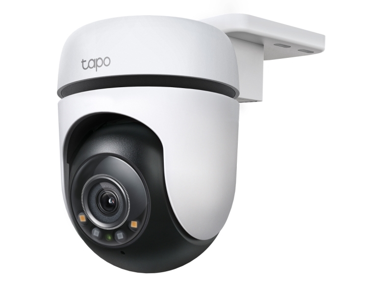 Tp-Link Tapo Tc41 V2, Ip-Sicherheitskamera, Innen & Außen, Kabellos, Amazon Alexa & Google Assistant, Decke/Wand/Stange, Schwarz, Weiß