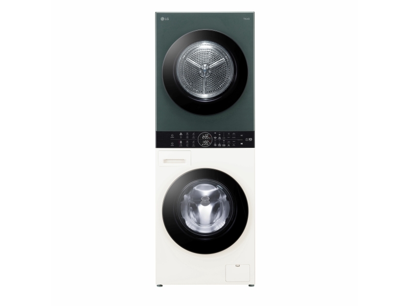 LG WT1210EGF, etupakkaus, vapaasti seisova, vihreä, valkoinen, vasen, musta, kosketusnäyttöinen