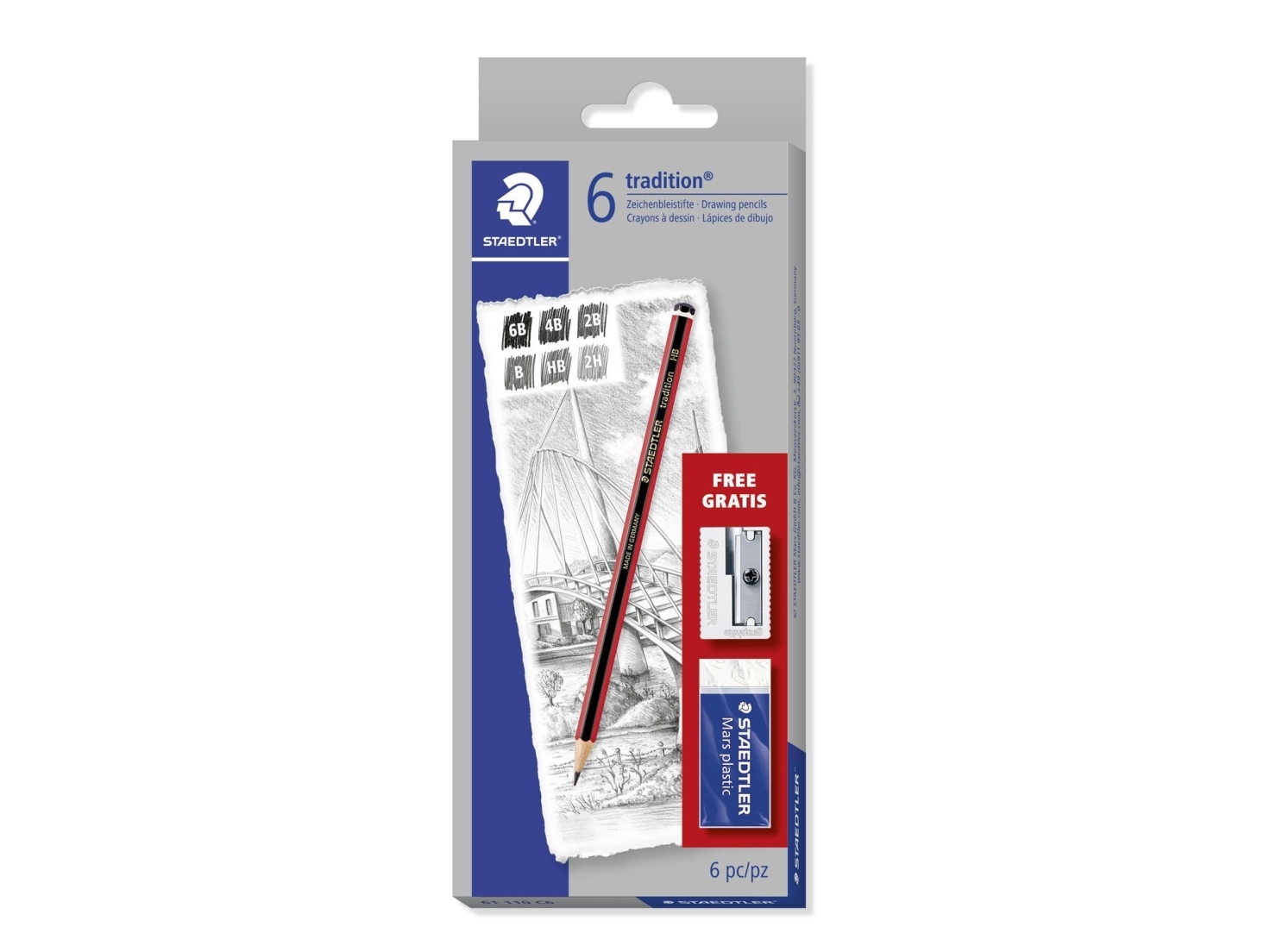 Staedtler Tradition 110, 6 Stk