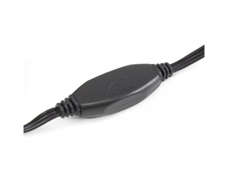 *CABLE WHITE SHARK 3,5MM X2 F. 3PIN - 3,5MM M. 4PIN 0,2M