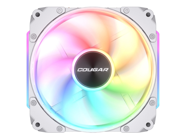 Cougar Gehäuse Lüfter Apolar 120 Argb, Weiß, Ventilator, 12 Cm, Weiß