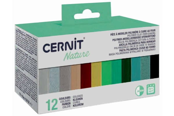 Cernit presentförpackning 12x25g, naturell | Radiostyrd - Modellbilar Tillbehör - Reservdelar - tuning | GameStuff