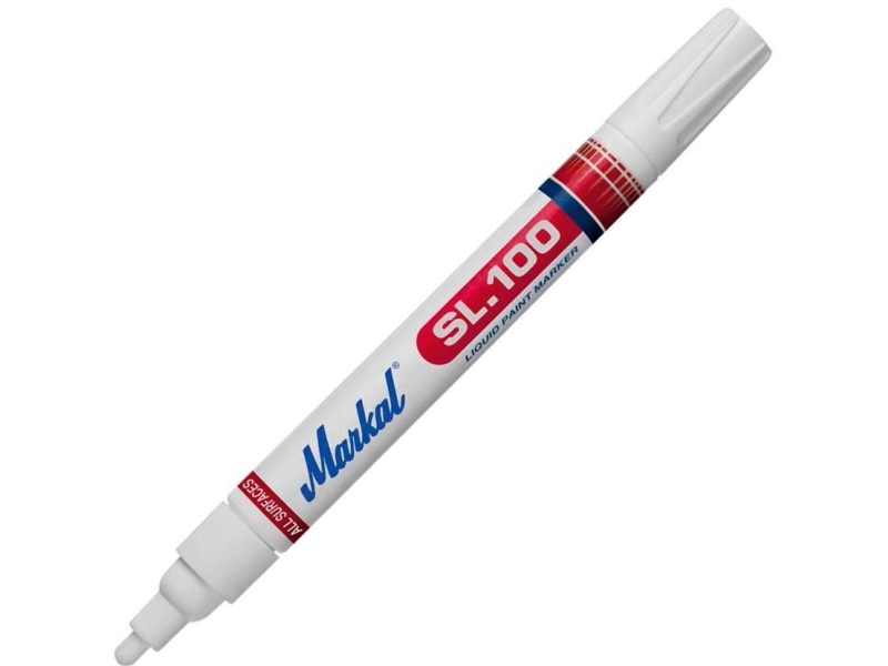 Markal Paint-Riter Industry Marker Sl100 31240120 Lakmarker Hvid 4 Mm