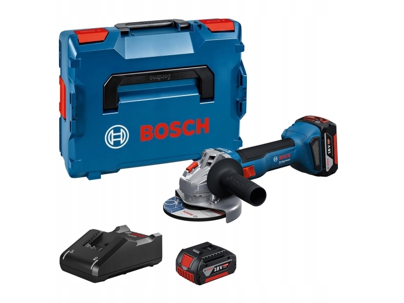Bosch vinkelslip GWS 18V-8 2x5,0Ah L (06019N9003)