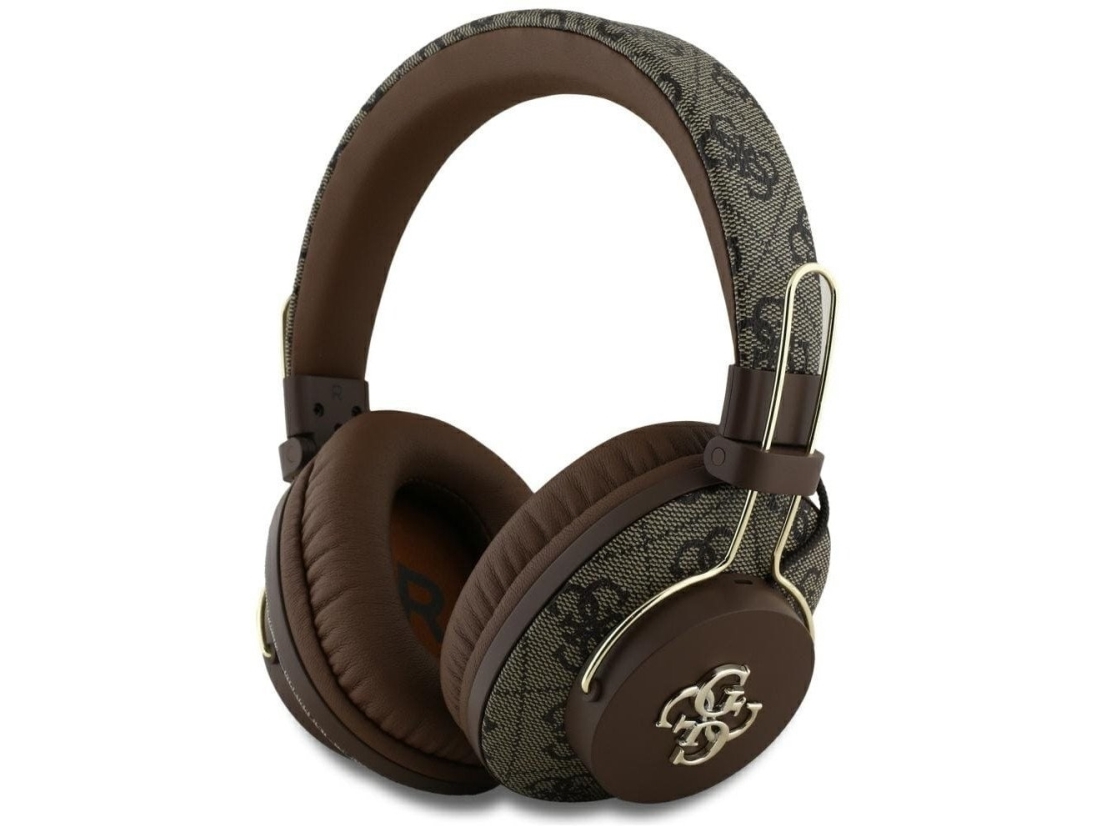 Guess Bluetooth Enc Metal 4G Logo In-Ear Hovedtelefoner Brun