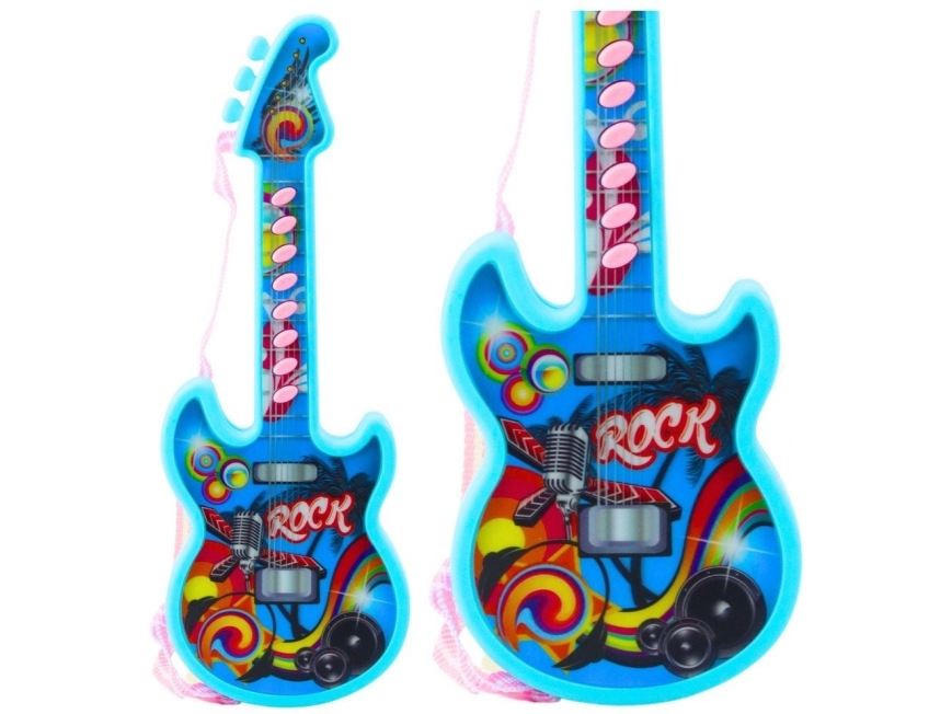 Elektrisk guitar til børn Melodies Solstice-serie Blå LEAN Toys