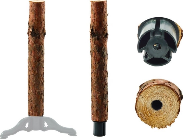 Trebent trästammsstativ för en julgran på en stam | Julbelysning - Lätta kedjor | GameStuff