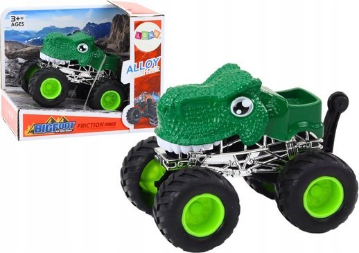 Leantoys Geländewagen Dinozaur Groß Kola-Gummi Grün