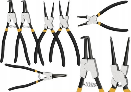 Leantoys Set Zangen Für Ringe, Sofort Vorgeformt Gerade, 4-Tlg. Lean Toys