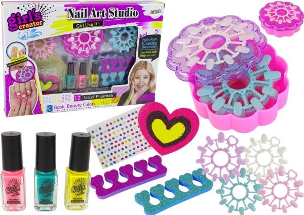 LeanToys Nail Styling For Kids Beauty Studio Lacquers