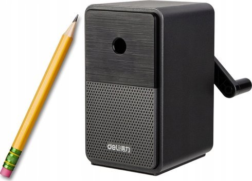 LeanToys Crank höylä säädettävällä säiliöterällä Musta