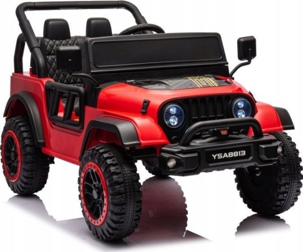 Lean Cars Bilbatteri YSA8813 Röd 24V | Utomhusleksaker - El & Bensinfordon - Elbilar för barn 6V | GameStuff