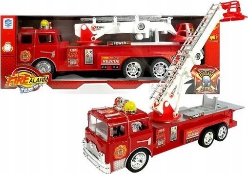 Leantoys Brandbil Med Bom