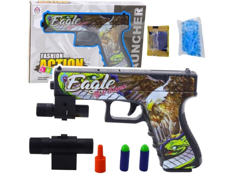 Pistol för kulhålsskivan med laser 24263 54092 | N - A | GameStuff