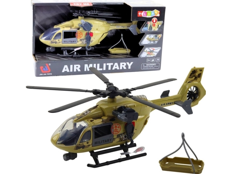 Militärhelikopter Militär krok bår Ljus Ljud 1:14 EDUKAMP | Leksaker - Bilar och andra fordon - Flyg och helikoptrar | GameStuff
